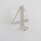 OEM customized new fashion metal alphabets design pendant with powder coating laser cutting