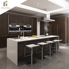 Brand new modular stainless steel laminated plywood furniture wall mount kitchen cabinet