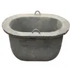 Cast Iron Melting Oval Pot Crucible for Casting Machine