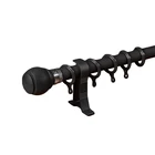 Double Curtain Track Aluminium Alloy Curtain Rods Shower Curtain And Shower Rails