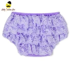 Wholesale Cheap Price Boutique Ruffle Diaper Cover Flower Headband Baby Girl Bloomer
