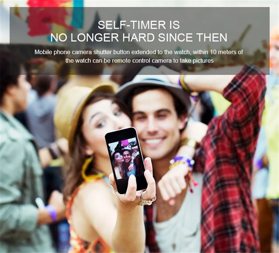 Original Makibes EX18 Sports Smart watch BT 4.0 Call reminder Remote control Stopwatch Pedometer 5 ATM Water Resistant (8)