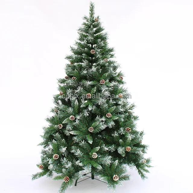 nature pinecones decoration white snowing artificial christmas
