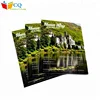Glossy lamination scenery catalog magazine printing with custom A4 size