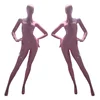 glossy shiny female pink mannequin for fashion display