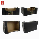 Customized shanghai fruit carton packaging big orange box 52L