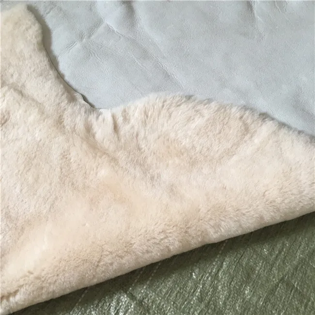 Double face sheepskin hides sheared sheepskin fur