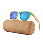 2018 fashion sung glasses oem Conchen mirrored women sunglasses wood