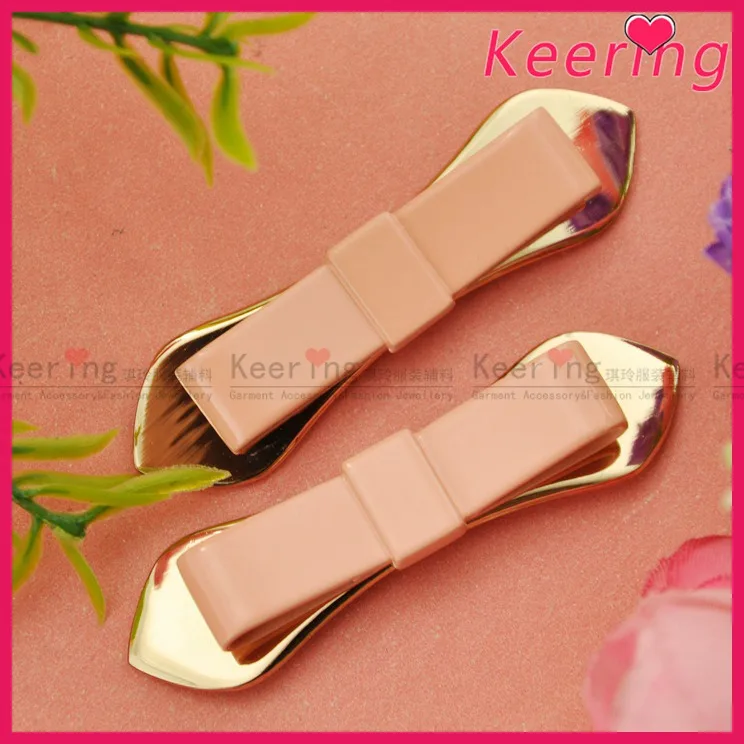 New Pink Bow Fashion Metal Clip