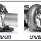 SS304 V-clamp with Flanges,A3 material flange also avaiable