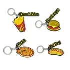 Top Quality Eco-friendly popular pretty Custom shape Soft Pvc leather cute Keychain