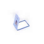 High Quality Plastic Rectangle Handheld Small Fancy Pocket Mirror
