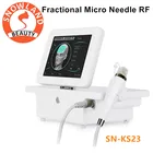 Professional secret rf fractional microcurrent face lift machine/rf microneedle skin tightening machine