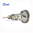 Deft design long stem Bimeter thermometer
