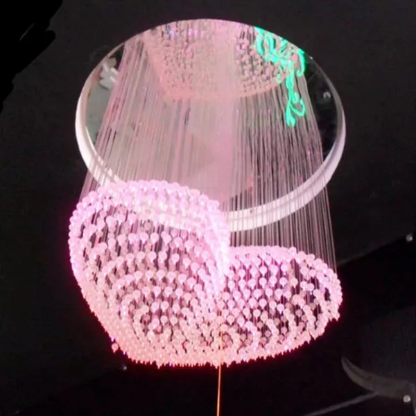 2015プロの良いデザイン光ファイバー天井シャンデリアライトアプリケーションの宴会場仕入れ・メーカー・工場