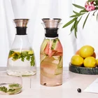 hot cold pyrex glass water jug,heat resistant glass water jug