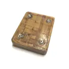 4 entry wooden bamboo pallets for brick block making machine