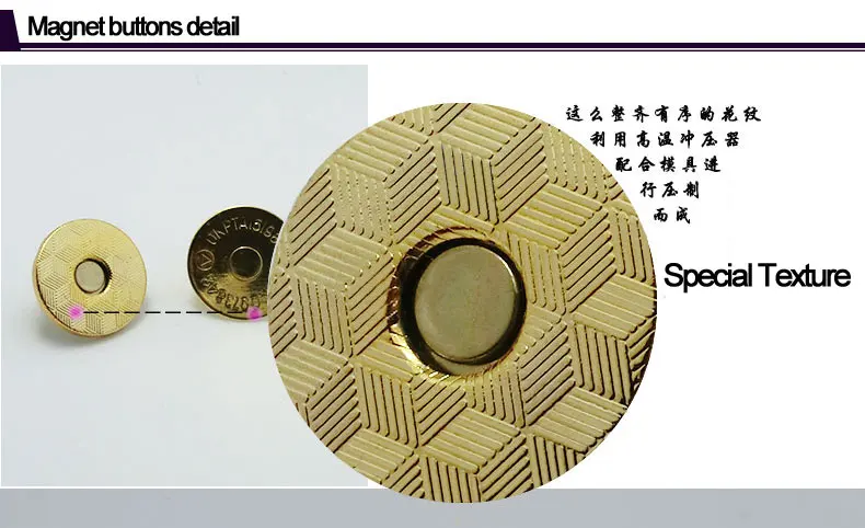 ultra silm ip44 COB diverse nickel thin round hidden magnetic snap button for garment accessary