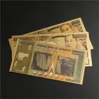 Money Collectible Gifts 24K Gold Banknote Colorful Zimbabwe banknote