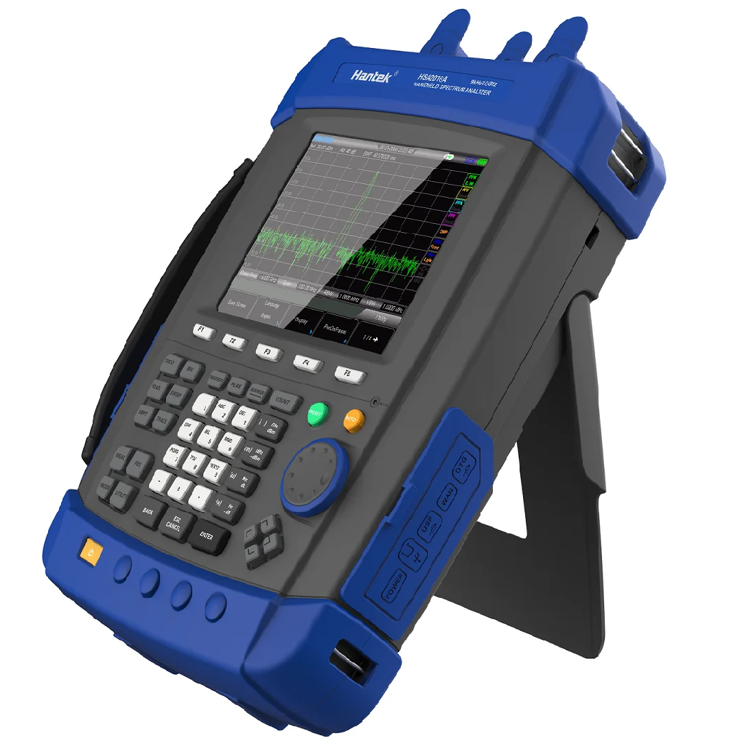 HSA2016B handheld digital AC Coupled Frequency Spectrograph Optimal Sensitivity -161dB 5M~1.6GHz TG Portable Spectrum Analyzer
