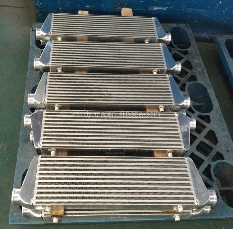 Aluminum Plate Fin Auto Radiator Intercooler for Racing Car Charge Air Cooler B12367 core 560*180*65mm