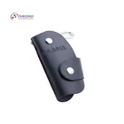 Wholesale cheap promotional luxury hotel compact custom genuine leather key holder organizer