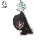 2018 Cheap Custom Logo Printed Cartoon Anime Clear Acrylic Charms Metal Keychains