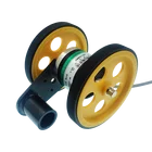 GEH5208 measuring rotary encoder with wheel for distance measurement dual shaft encoder with double wheels
