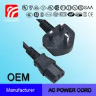 UK high quality Power Cord with Computer Connector UK Power Cable