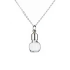 Fashion refillable glass bottle pendant making supply pendant bracelet DIY crafting charms