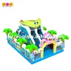 AOQI design cheap outdoor ocean theme inflatable play land combo Aquarium inflatable amusement park product for sale
