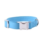 PU Leather Quick Clip weighted Dog Collars for Large Dog, Quick Release Leather Dog Collar