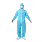 Disposable Unisex Coverall Medium White Polypropylene with Hood (25-Pack)