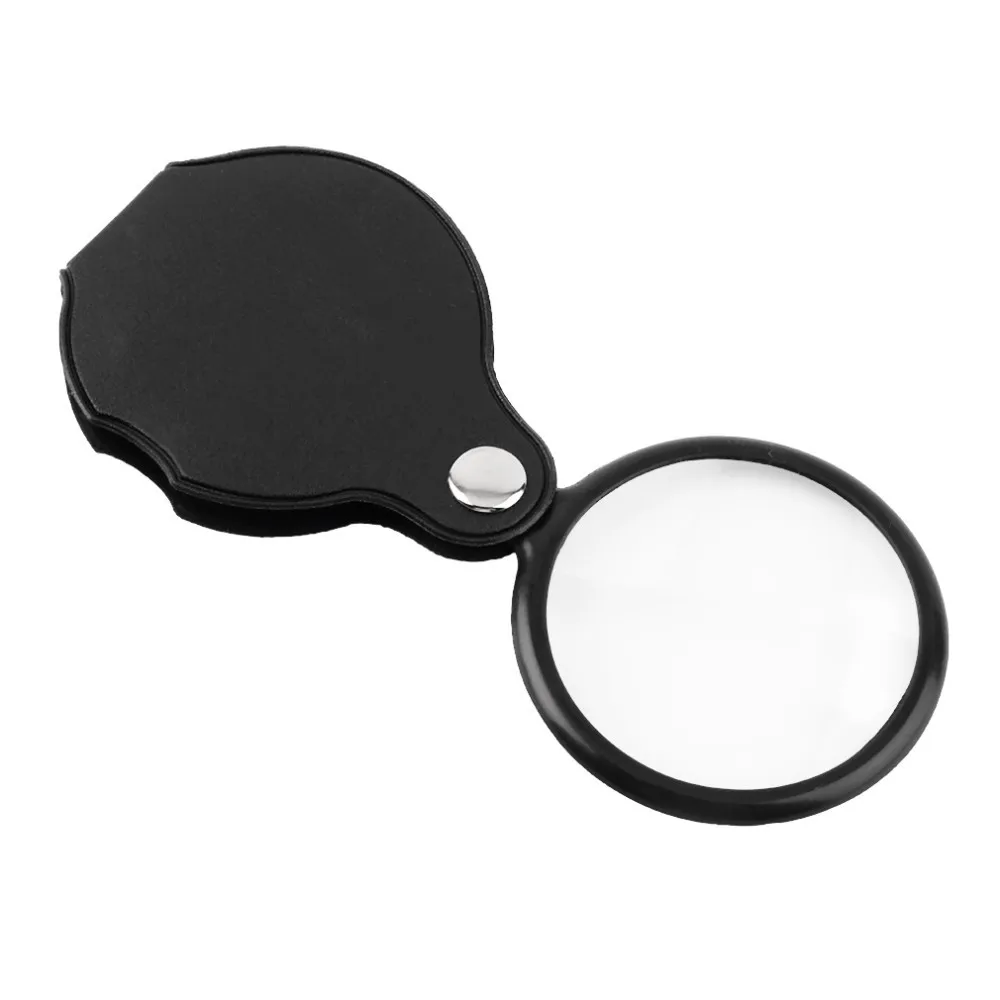 hot selling Mini Pocket 5X 45mm Folding Jewelry Magnifier Magnifying Eye Glass Loupe Lens