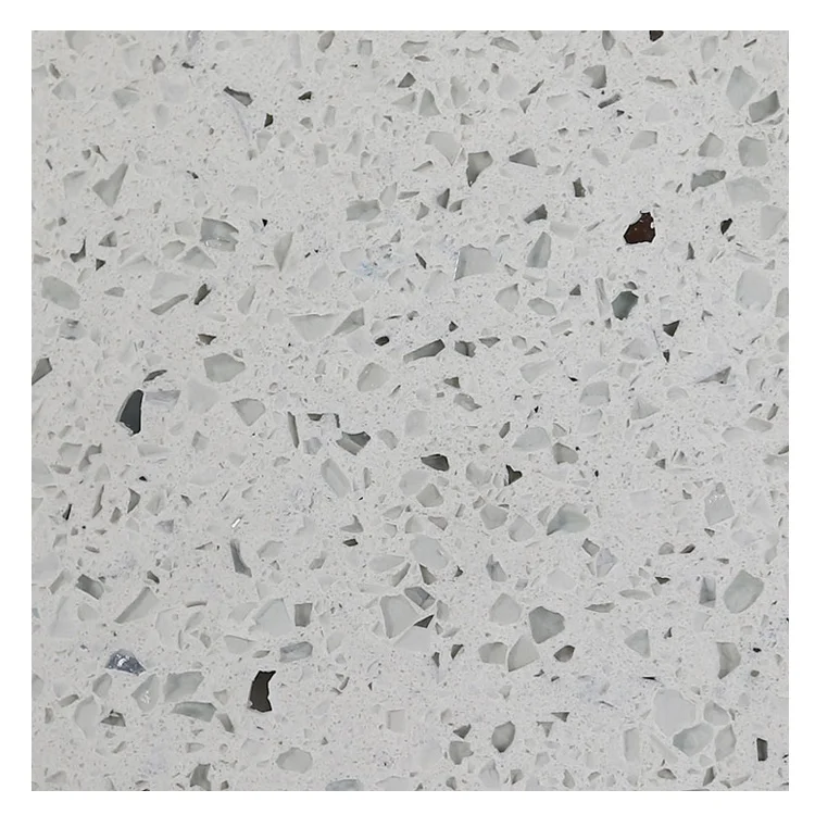 White Galaxy Engineered Quartz Stone Countertop For Quartz Stone