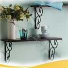 Wall Shelf Set Espresso Finish,Home Decor,Wooden Wall Shelf Display