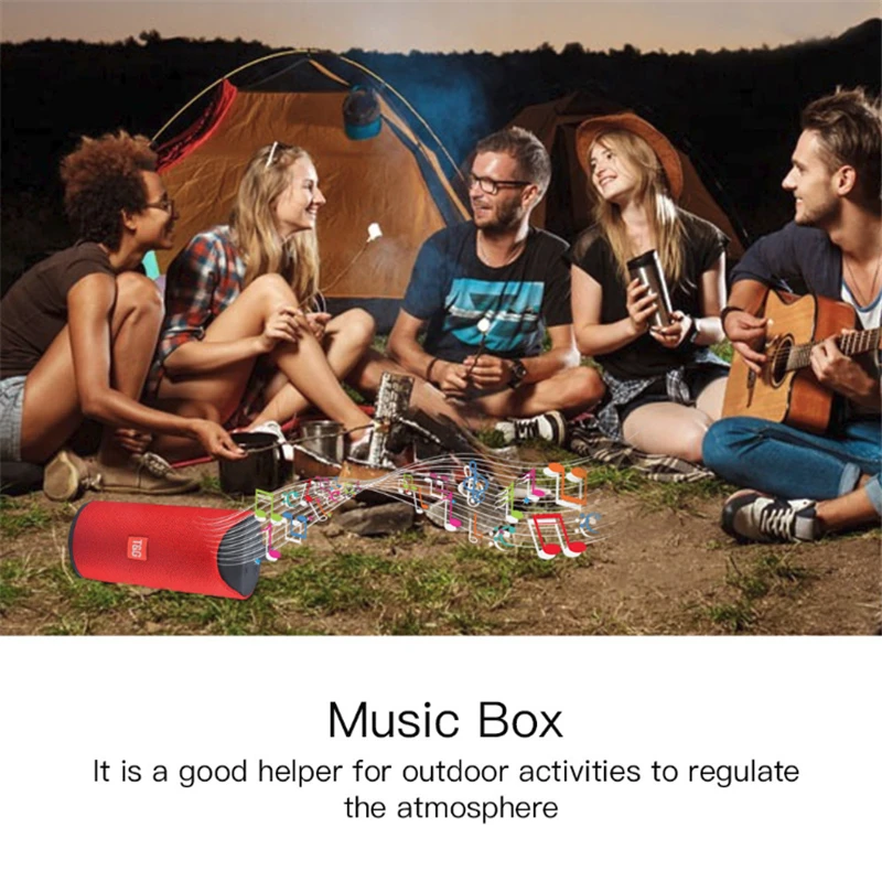 TG113 Loudspeaker Wireless Bluetooth Speakers Subwoofer Handsfree Call Stereo Bass Speaker Support TF USB AUX Line In Hi-Fi Loud - ANKUX.COM