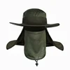 Selling summer fishing hat 360 Flap anti uv Sun Cap with 8 colors