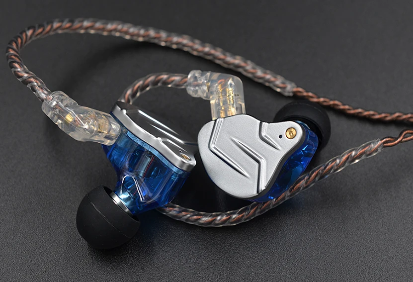 New Listing KZ ZSN Pro 1BA+1DD Hybrid technology HIFI Bass In Ear Metal Monitor Earphones - ANKUX.COM