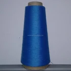 Low price blue low melting polyester yarn 24S for knitting