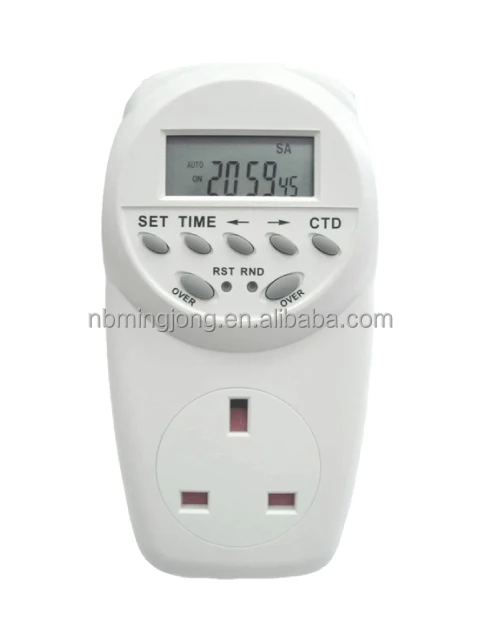 Timer Switch Timer Socket Programmer 7 Day 12/24 Hours Us - Temu