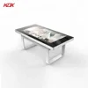 Interactive indoor LED ITO multi touch screen coffee table for game/conference/restaurant