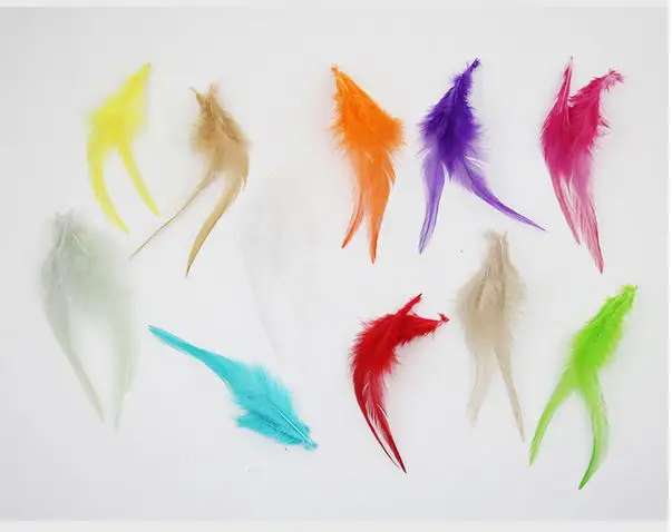 aycfc-02 wholesale colorful chicken feathers tail deco dyed