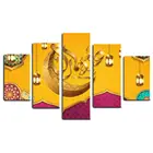 5 panel wall art canvas print of islamic picture