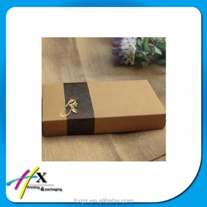 customized kraft paper jewelry box watch gift packaging perfume