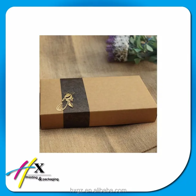 customized kraft paper jewelry box watch gift packaging perfume
