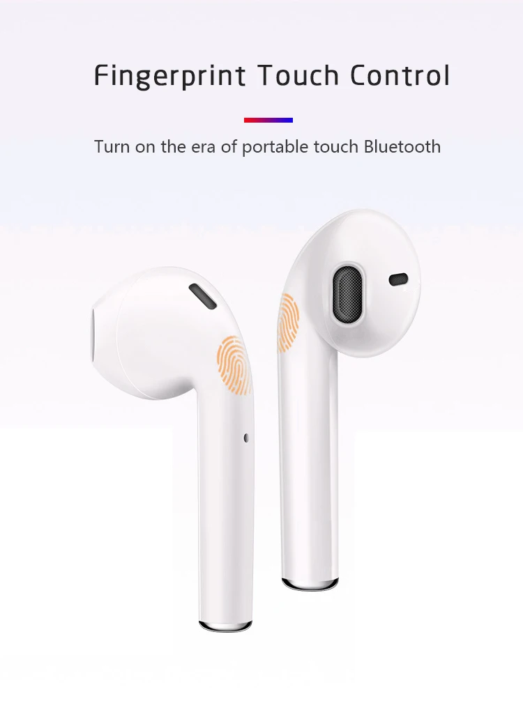 i168 Wireless TWS Earphones HIFI Piezoelectronic Ceramic V5.0 Smart Earbuds Headset With Touch Control Blue tooth TWS Earphones - ANKUX.COM