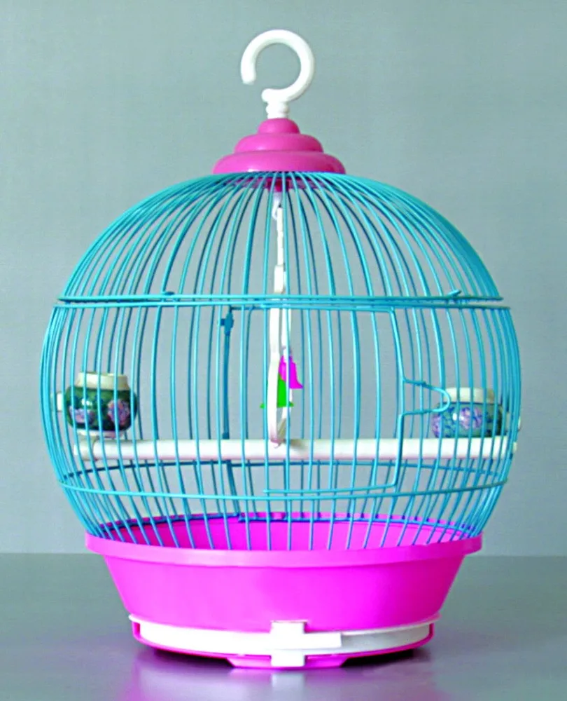Factory Directly Sale Safe And Secure Nontoxic Canary Round Bird Cage