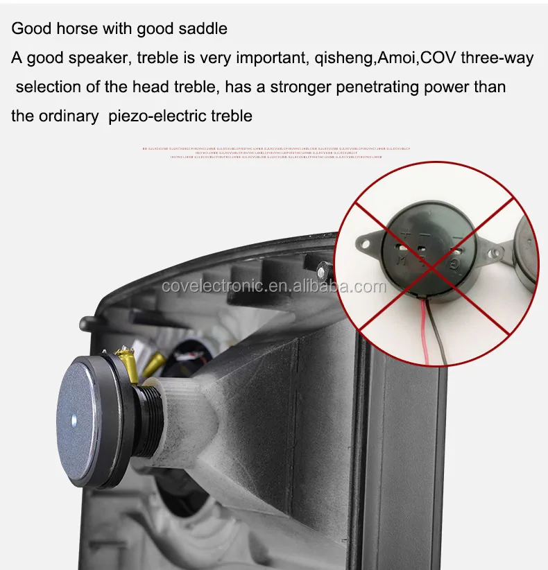 COV Private Mould NEW Promotional party Speaker, Good Sound plastic portable trolley speaker with Mega bass 12 inch /FM - ANKUX.COM