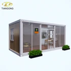 Prefab modular steel frame detachable container houses
